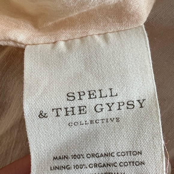 NWOT Spell & the Gypsy Utopia Strappy Sundress Cinnamon Size Small - Picture 13 of 13